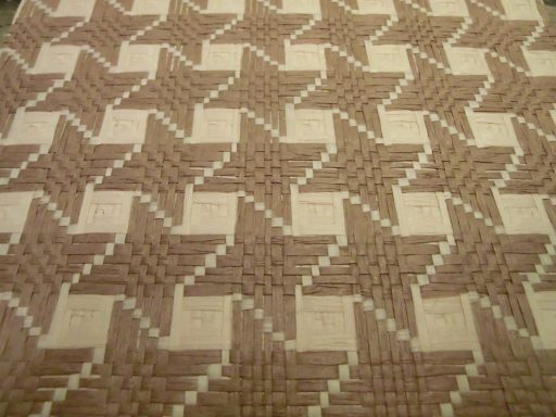 Tapete geflochtenes Papier 