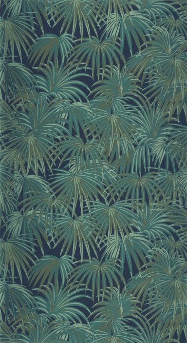 Art Deco Tapete Muster Palme 52