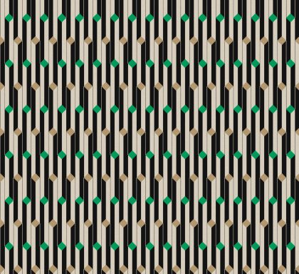 Art Deco Tapete Muster 21